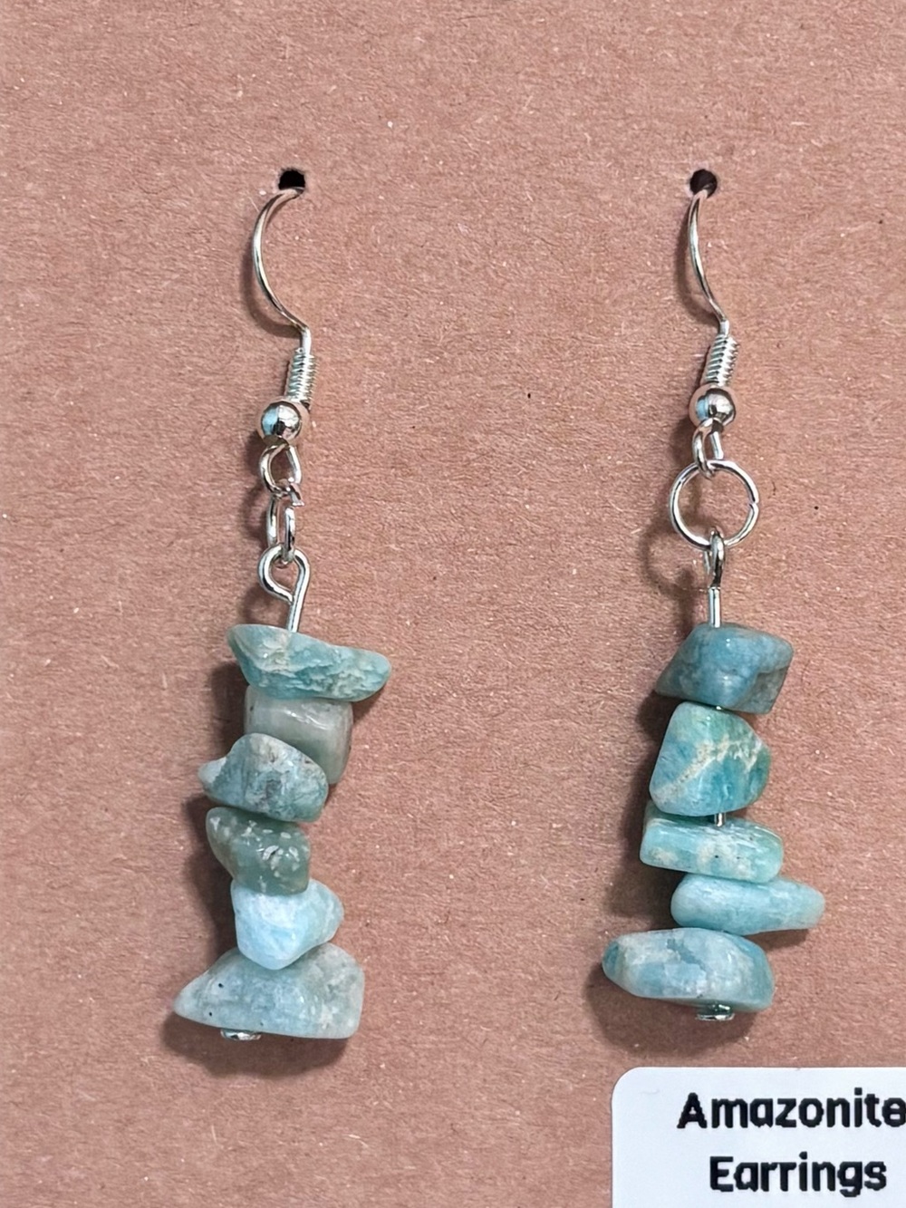 Handmade Amazonite earrings